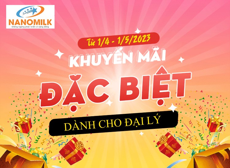 KHUYẾN MẠI DỊP 30/4 VÀ 1/5 CHO CÁC ĐẠI LÍ